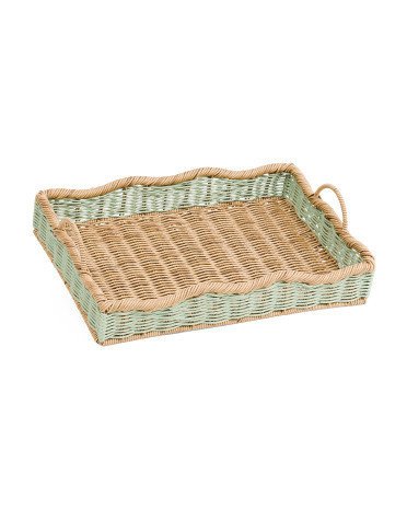 Rectangle Natural Resin Tray | TJ Maxx