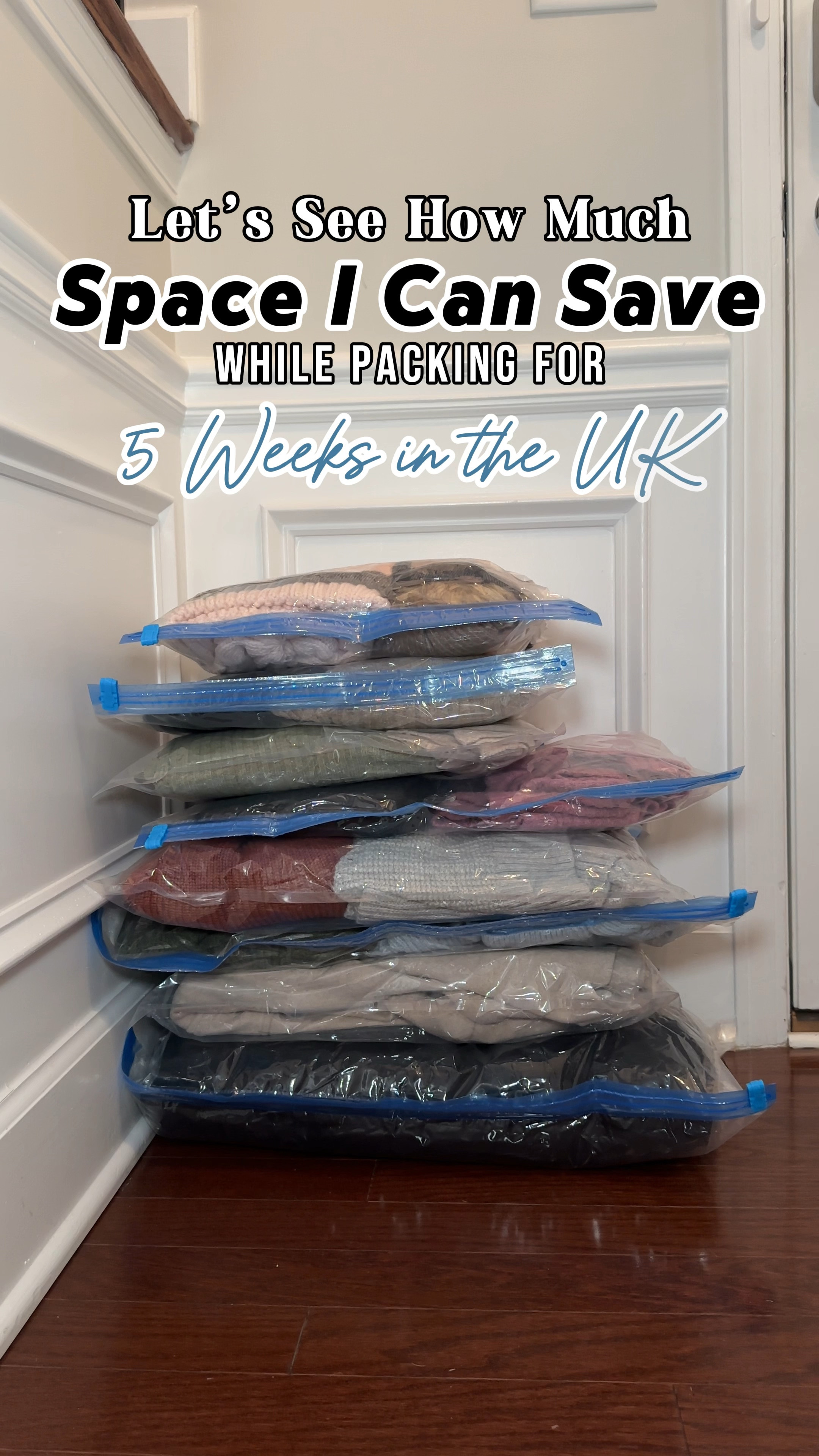 I will never use the hand-rolled vacuum bags ever again. This was a GAME CHANGER! 

I fit so much!

#packwithme #packingtip #vacuumstoragebag #vacuumtravelbag 

#LTKTravel