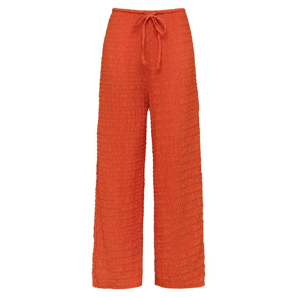 Tangerine Drawstring Wide Leg Pant | Montce
