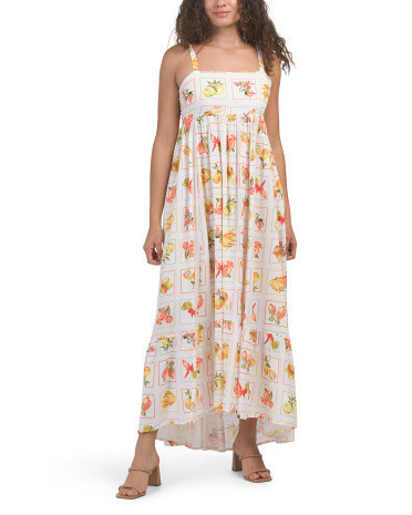 Australian Fruit Icon Maxi Dress for Women | Rayon | Marshalls