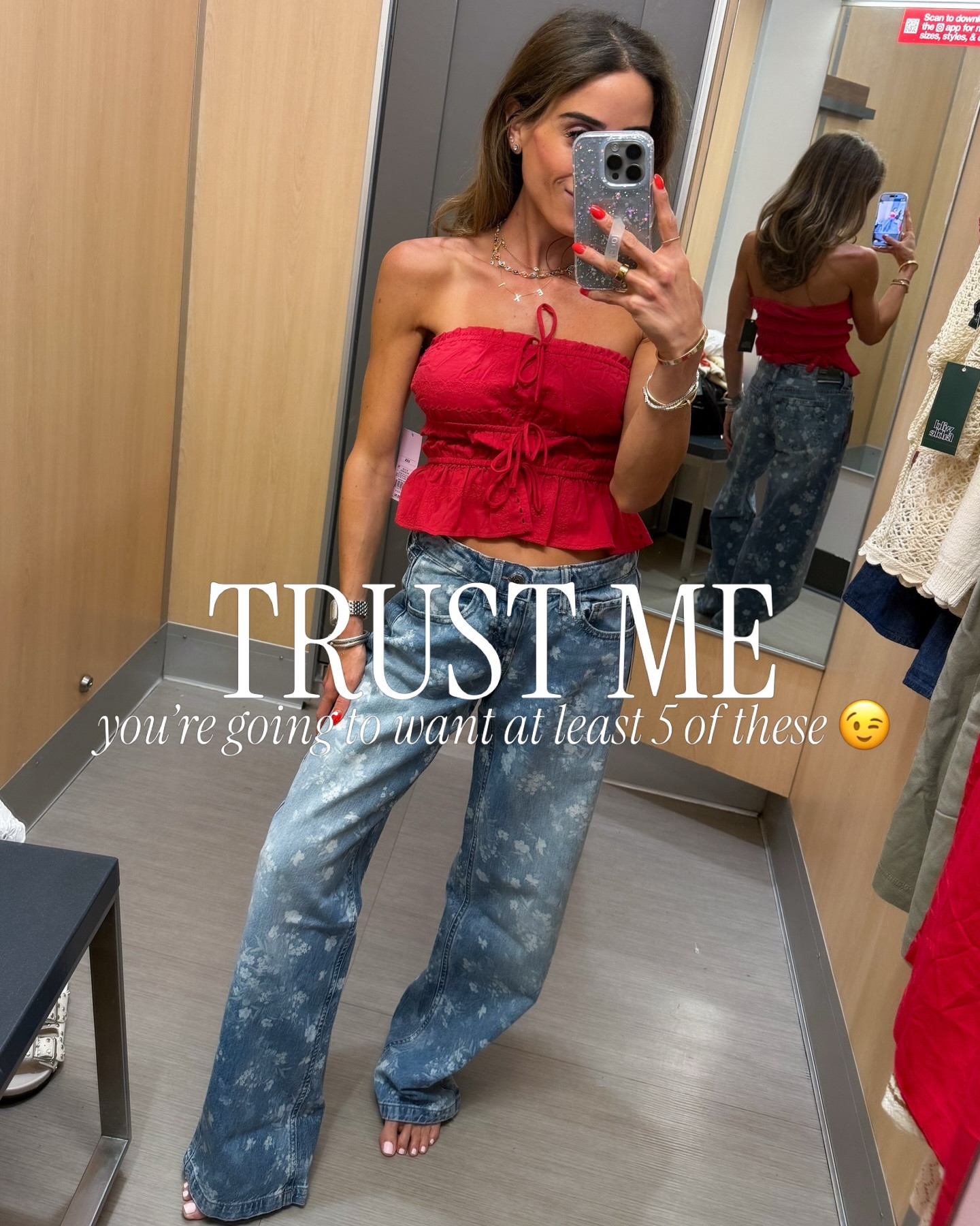 all of the things I tried on recently + some things I think you’ll love ❤️☺️ I’ve been waiting for a few of these to come available online, and they finally did! I’m 5’1 and wearing the smallest size in all pieces, except the swimsuit.

These printed jeans are on sale and so fun without being too much. & the cream cardigan is the perfect summer sweater styled with this white eyelet skirt or with jeans 

#Targetstyle #targetryon #targethaul #targetnewarrivals 

affordable outfits, budget friendly fashion, everyday outfits, casual chic style, capsule wardrobe pieces, neutral outfit ideas, effortless style, Target try on haul, Target haul, Target new arrivals, Target fashion finds, Target style

#LTKootd #LTKPetite