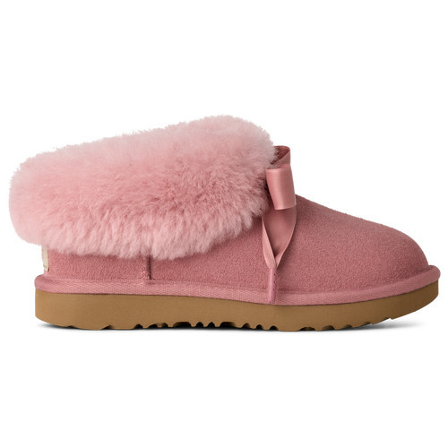 Girls UGG UGG Bailey Slippers - Girls' Grade School Shoe Pink Dawn/Pink Dawn Size 05.0 | Kids Foot Locker (US)