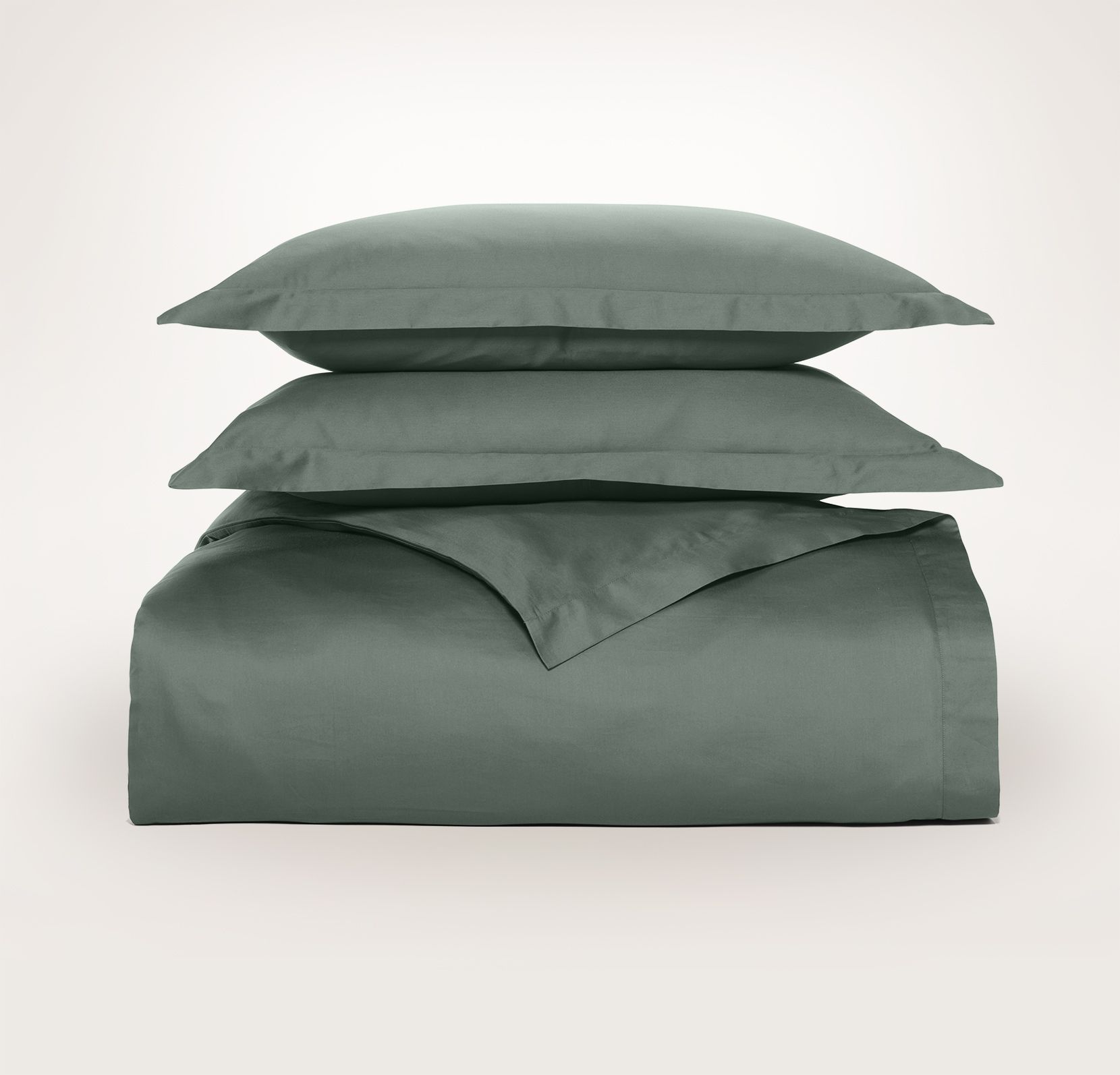 Spruce Signature Hemmed Duvet Set | Boll & Branch