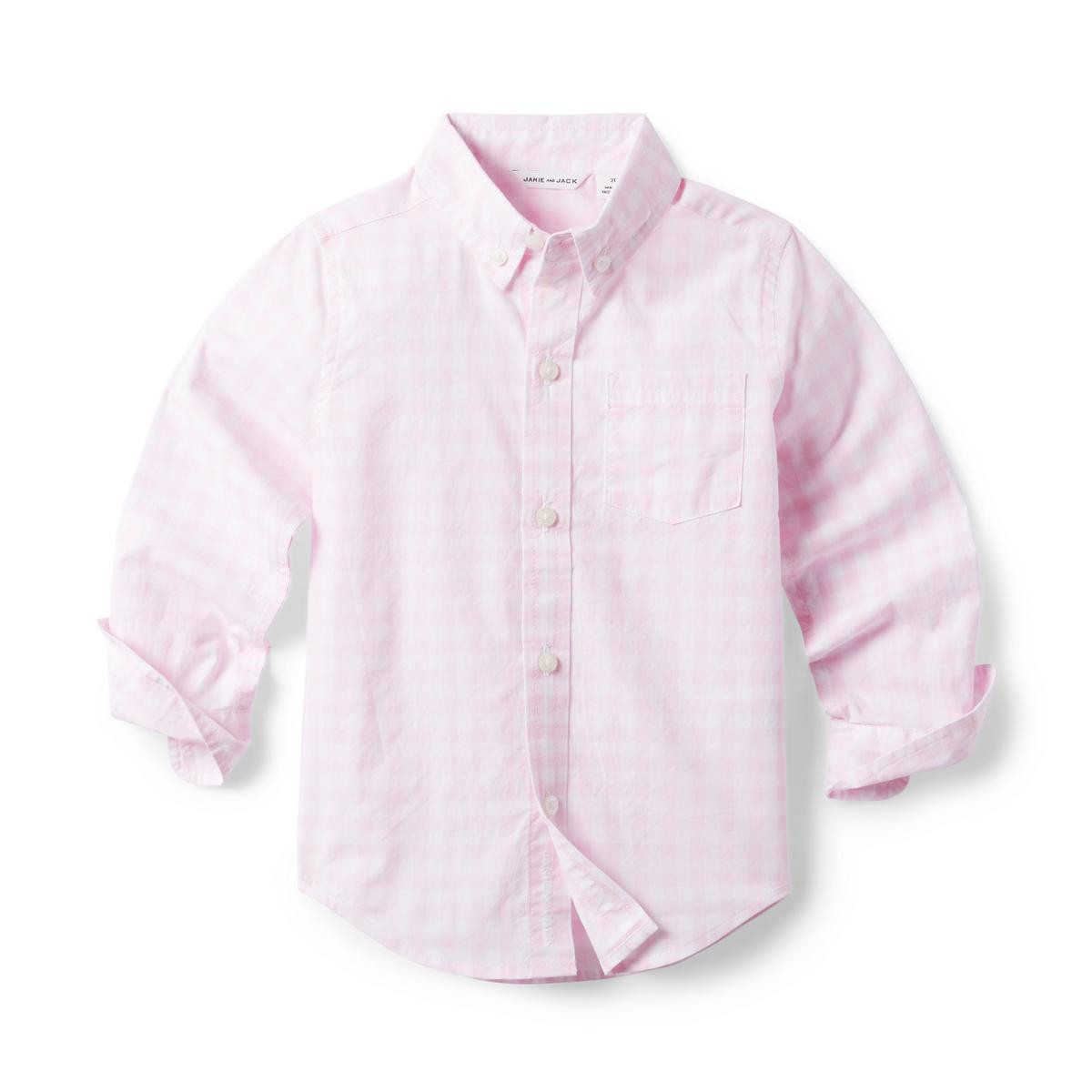 Gingham Poplin Shirt | Janie and Jack