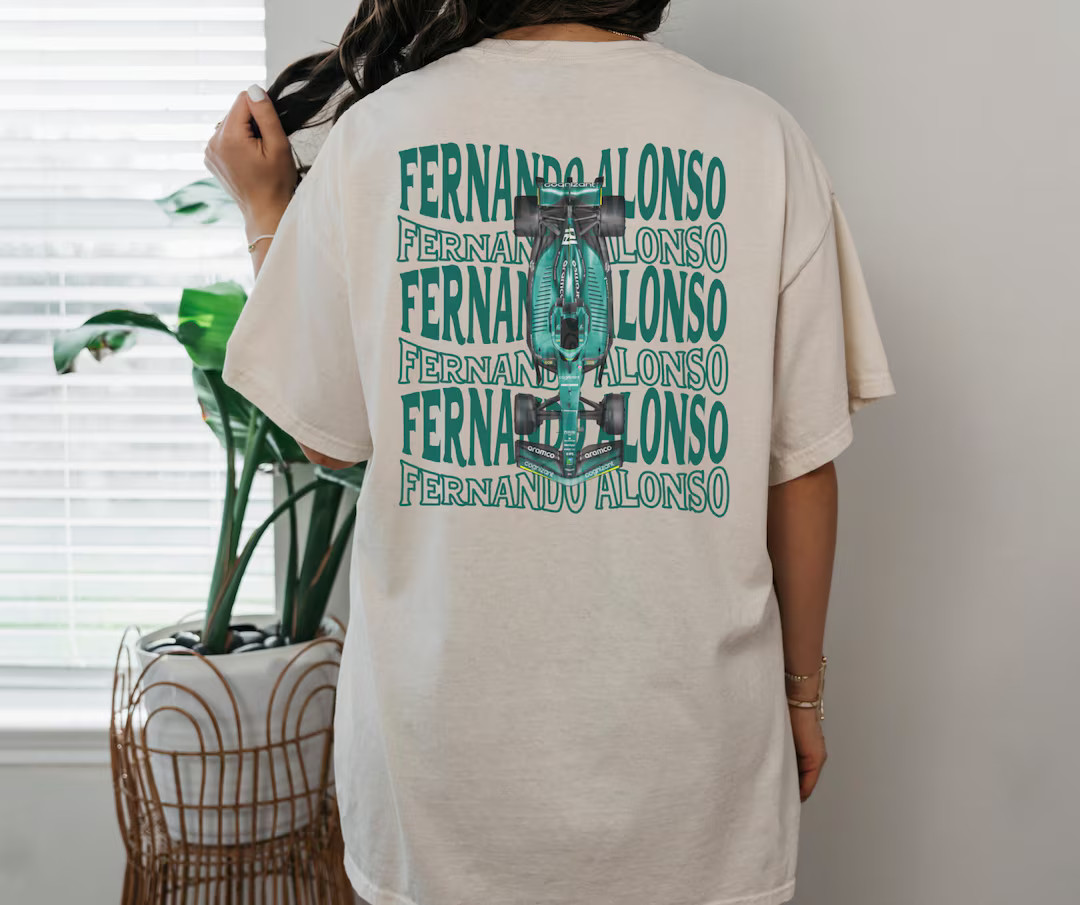 Fernando Alonso Formula One Gildan 5000 Tshirt Unisex F1 Tee Gift Aston Martin car FA14  f1 drive... | Etsy (US)