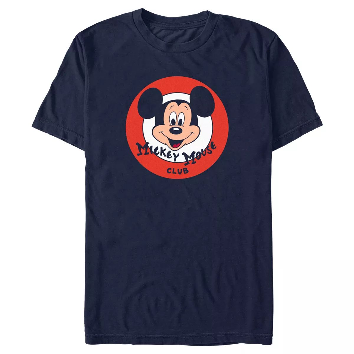 Men's Disney Mickey Mouse Club Mickey Face Logo T-Shirt | Target