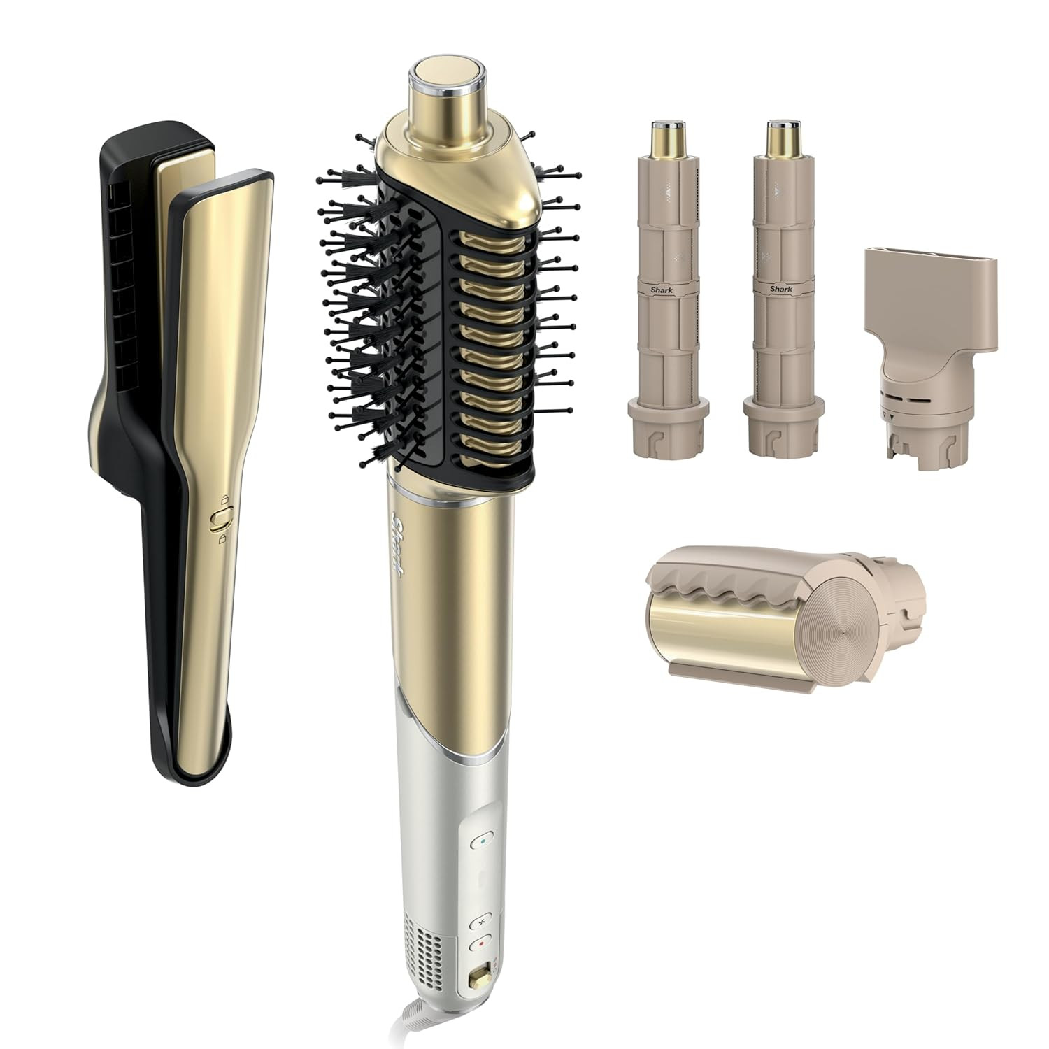 Shark FlexStyle Glam, Ceramic+Powerful Air Styling & Drying System, HD6051S | Amazon (US)