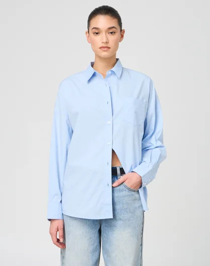 Button Up Drop Shoulder Shirt | Glassons (Australia)