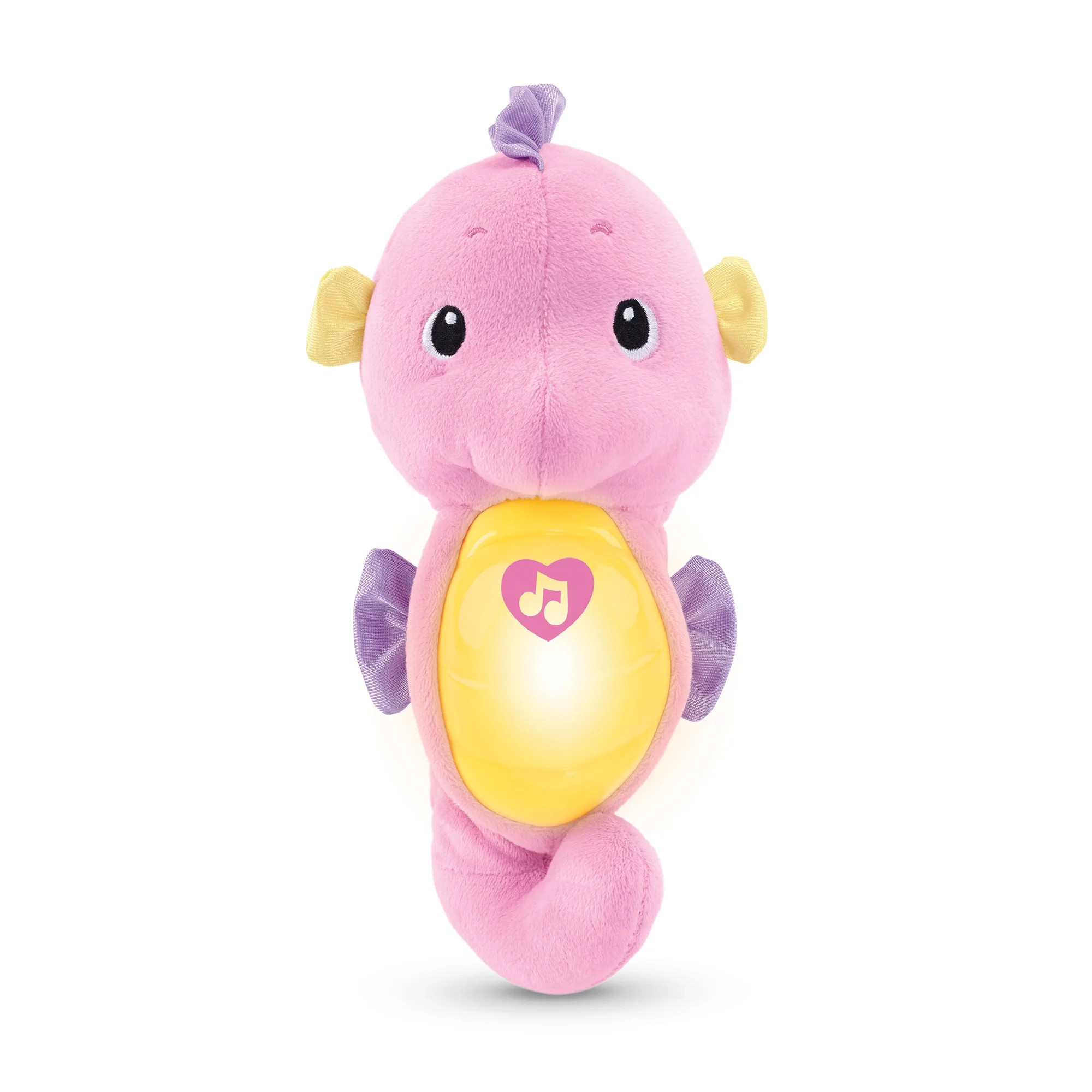 Fisher-Price Soothe & Glow Seahorse, Musical Plush Toy & Sound Machine for Baby with Lights, Pink | Walmart (US)