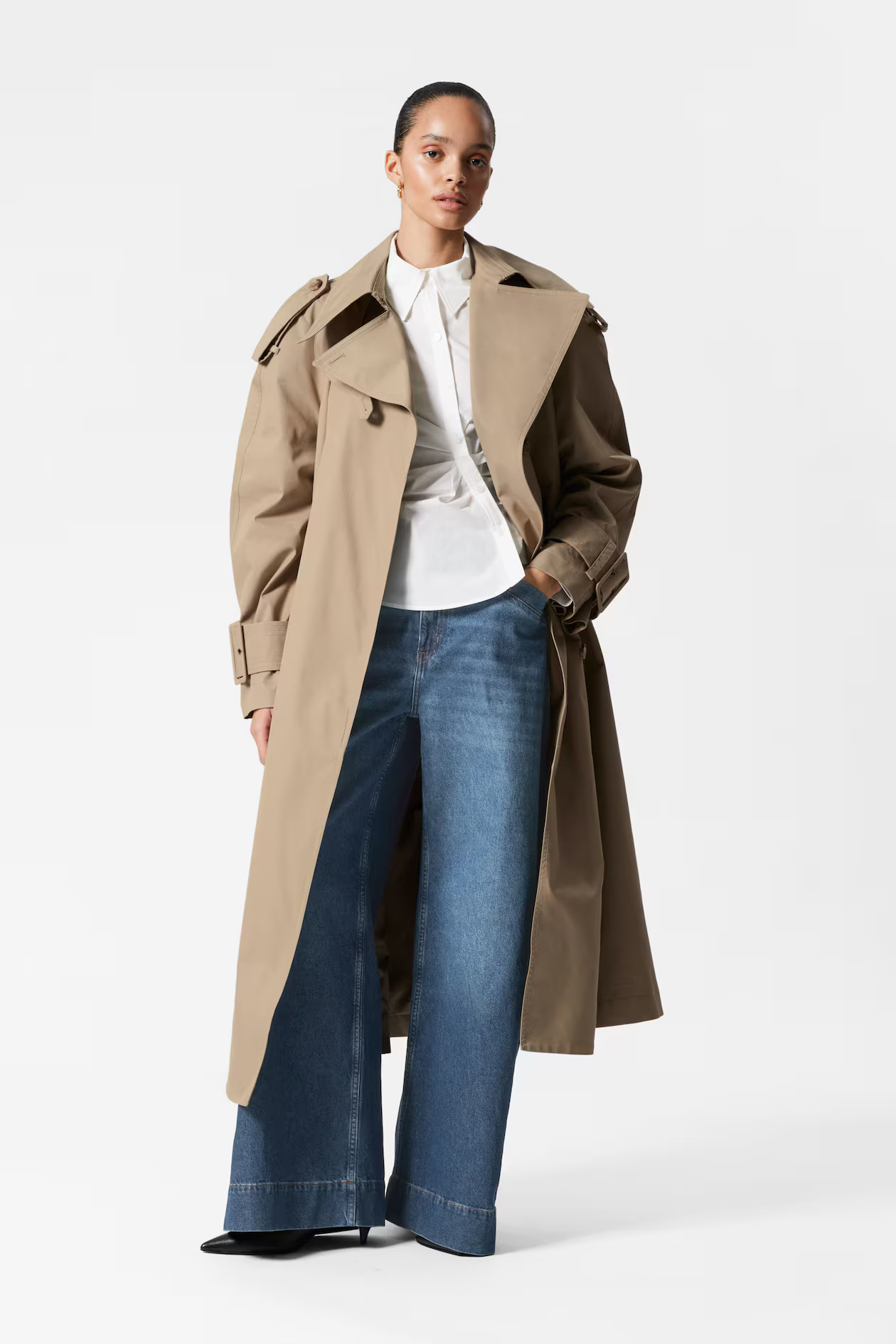 Belted Maxi Trenchcoat | H&M (UK, MY, IN, SG, PH, TW, HK)