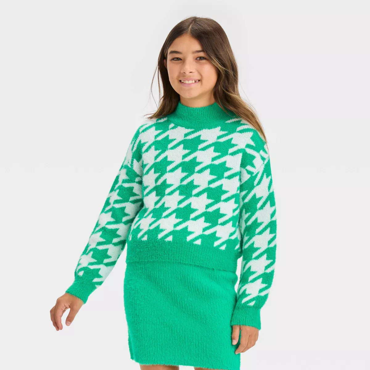 Girls' Mock Neck Pullover Sweater - art class™ | Target