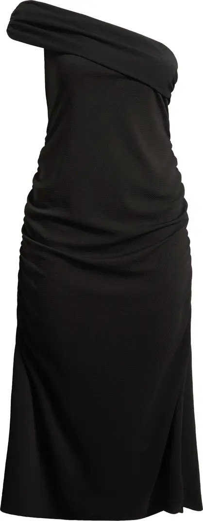 24seven Comfort Apparel One-Shoulder Maxi Dress | Nordstrom | Nordstrom