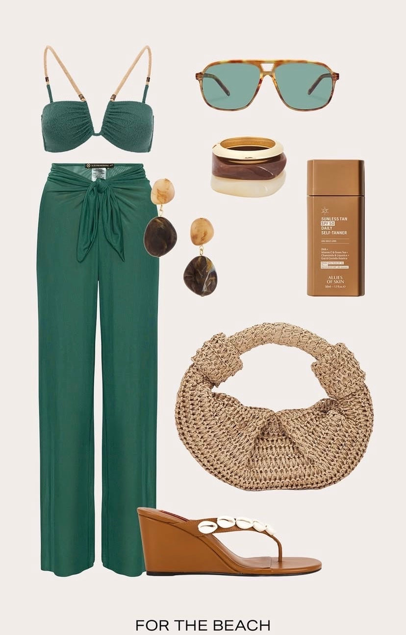 Outfit inspo 🤎 Resort 

Earrings pictured sold out, sharing another option! 

#outfit #travel #swimwear #sandals #bag bikini pants sunglasses earrings

#LTKootd #LTKgrwm #LTKOver40