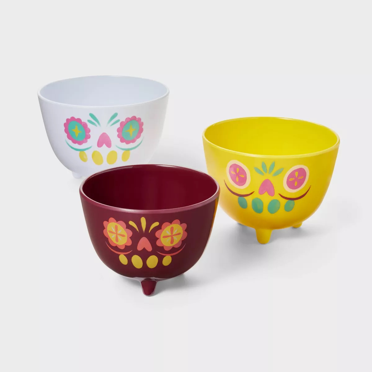 Día de Muertos 3ct Melamine Decorative Nesting Bowls - Designed with Luis Pinto | Target