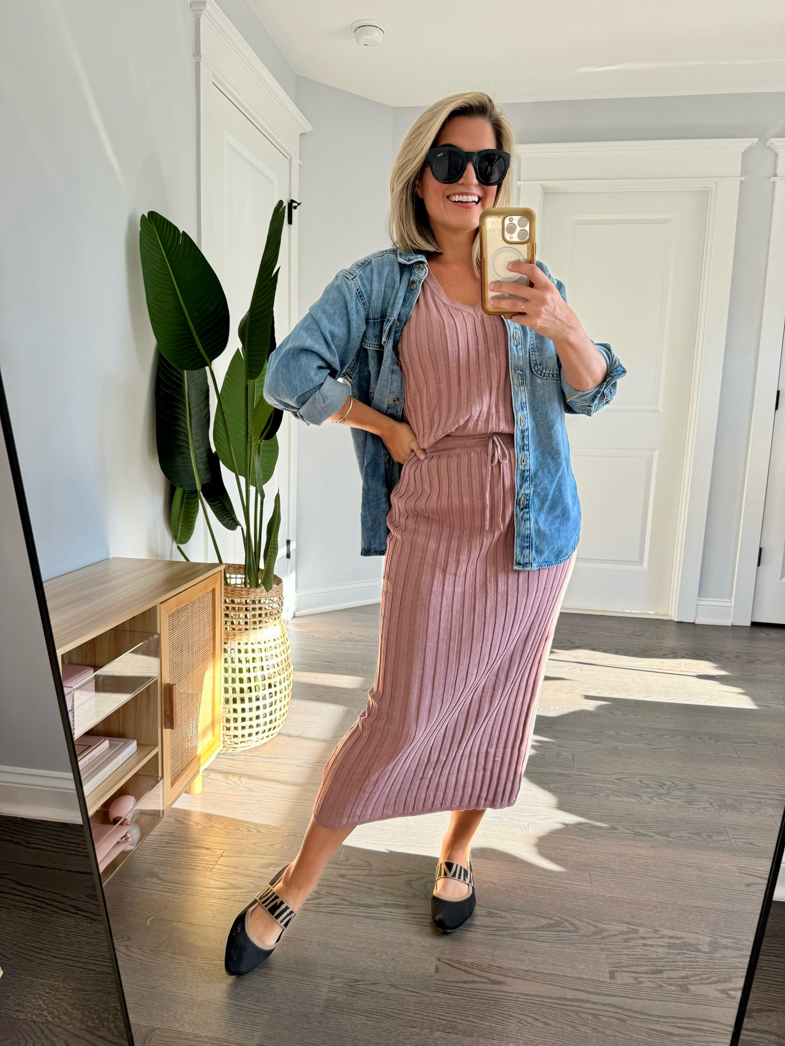 TRAVEL OUTFIT✈️✈️✈️The perfect comfy chic looks. Obsessed with this Amazon skirt set currently on SALE 🖤I have it in 3 colors. Wear the prices as separtes when you arrive at your destination. For a multi-use outfit! My drink jacket Target🎯currently on SALE
And my comfy flexible flats go with everything
PLUS I linked a TON of other chic travel outfit pieces. 
✨SIZING✨ I’m 5’2” 125 lbs small set. I wear a small bottom too!
.
. Travel outfit, 2 piece set, denim jacket, denim shirt, comfy shoes, comfy work shoes, comfy black shoes, comfy flats 
Yoga pants, leggings, flare leggings, tummy control, lululemon look, free people look for less, prime day, Amazon prime deals, prime day deals, Amazon, lululemon sweatshirt, lululemon, Look for less, scuba, comfy outfit, loungewear, Athleisure, 2 piece set, workwear, cardigan, Cotigan, long vest, vest, hooded vest, fleece, free people look for less, Spanx look for less, Loungewear, Spanx jumpsuit, Spanx, jumpsuit , Amazon basic, travel outfit, 3 piece set, capsule wardrobe, capsule closet, bathing suit coverup, sunglasses, striped dress, blue stripe dress, black jumpsuit, beige jumpsuit, travel outfit, loungewear, comfy outfit, casual outfits, work outfit, workwear, two piece set, 2 piece set, Amazon two piece set, Amazon lounge set 

#LTKsalealert #LTKtravel #LTKworkwear#LTKBacktoSchool #LTKxPrimeDay

#LTKWorkwear #LTKTravel #LTKSaleAlert