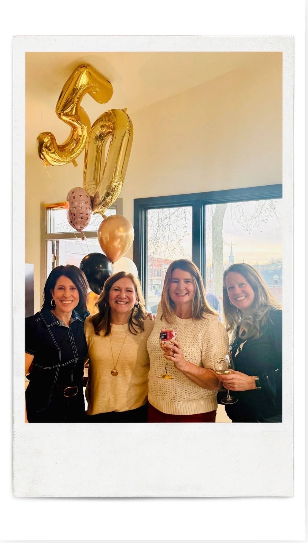 Friends make every celebration sweeter! She may have wanted a quiet 50th but we had other plans! Welcome to the 50 club Cathy 🥂 

#friends #neighborhood #neighbor #laughter #makingmemories

#LTKdayinmylife #LTKOver40 #LTKvlog