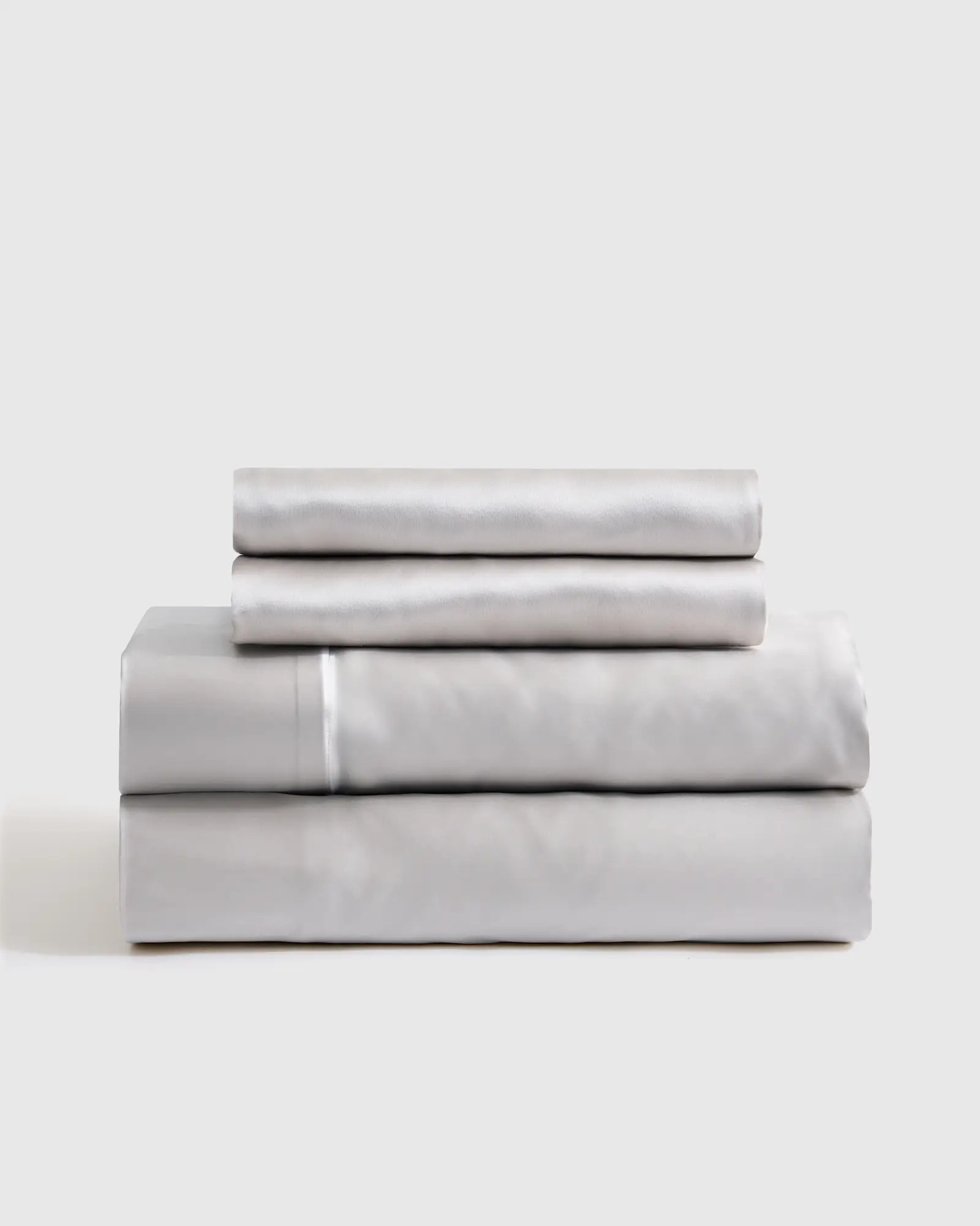 Mulberry Silk Sheet Set in Silver | Quince