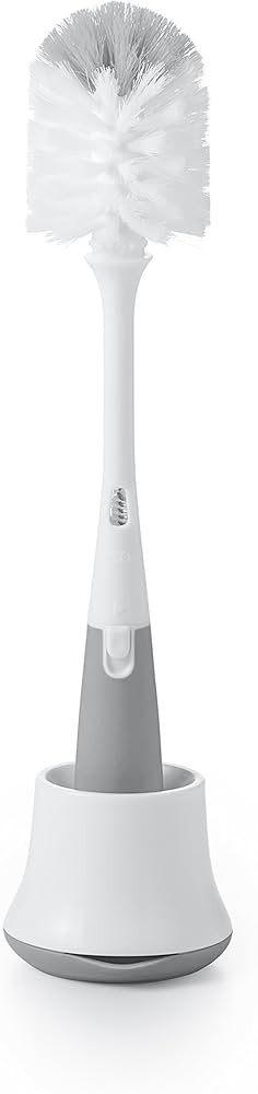 OXO Tot Bottle Brush with Nipple Cleaner and Stand - Gray | Amazon (US)
