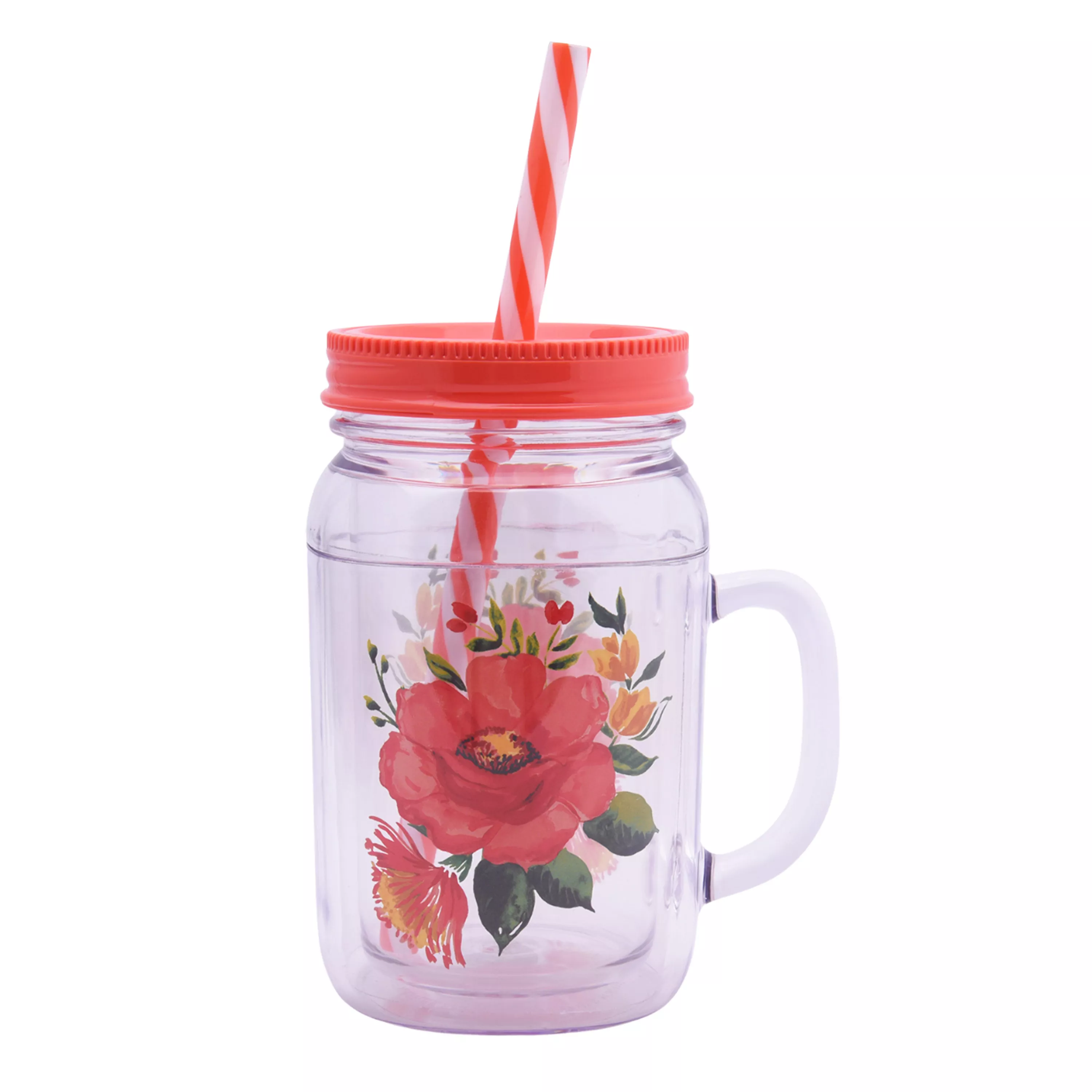 The Pioneer Woman Pw 4pk Rose Mason Jar 