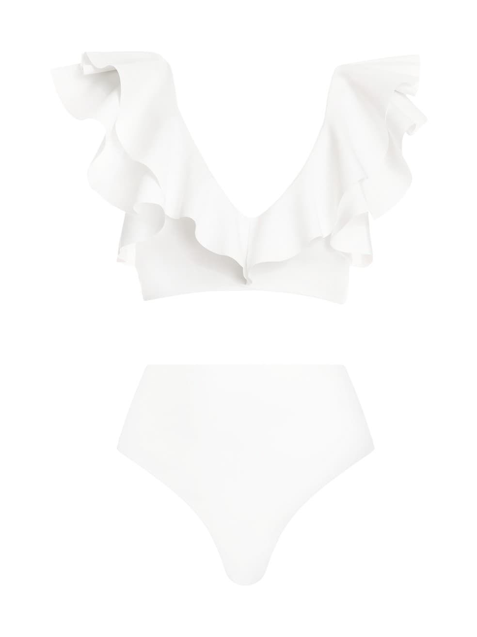 Mila Ruffled Bikini Set | Saks Fifth Avenue