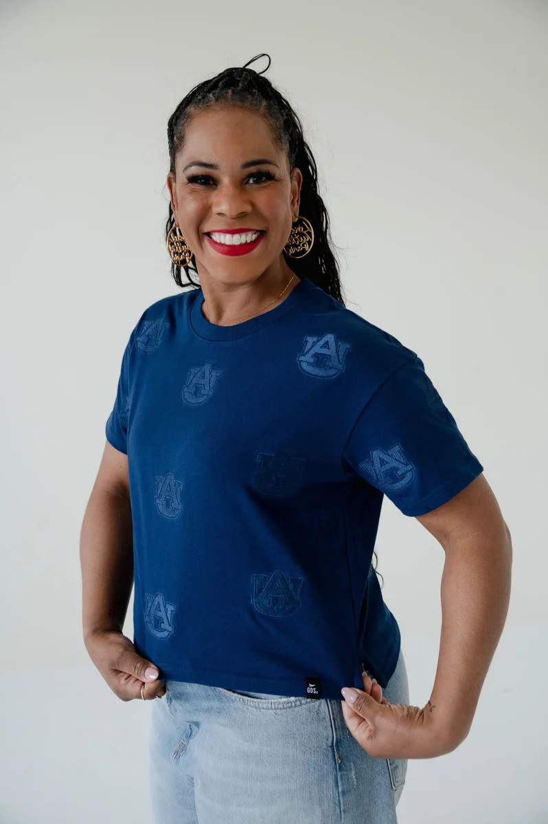 Auburn Ritter Repeat Heavyweight Crop Tee | Gameday Social