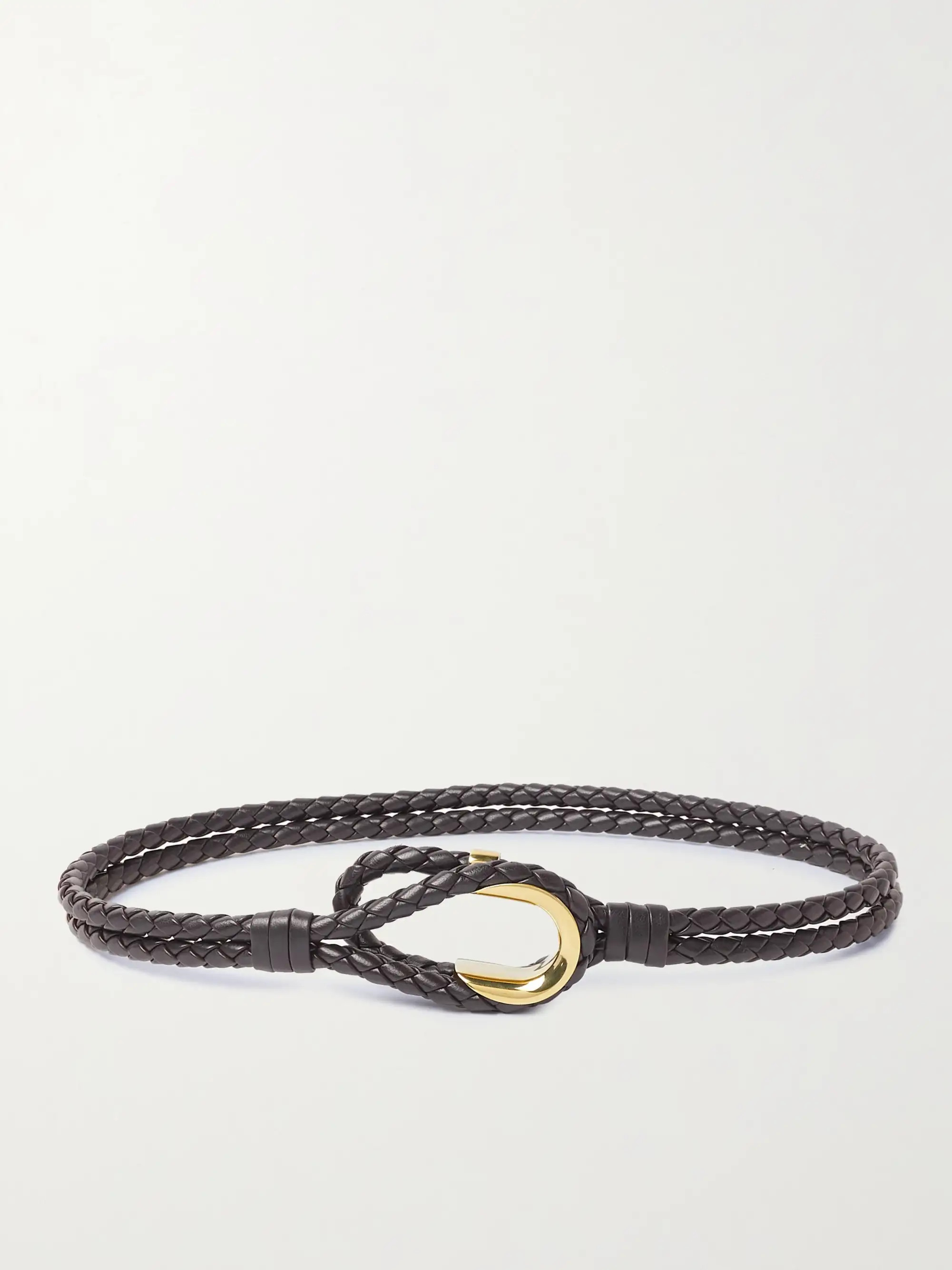 Intrecciato leather waist belt | NET-A-PORTER (US)