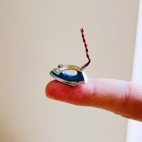 1/12 Scale Dollhouse Miniature Iron | Decor Accessory Mini | Etsy (US)