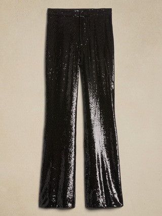 Dita Sequin Wide-Leg Pant | Banana Republic (US)