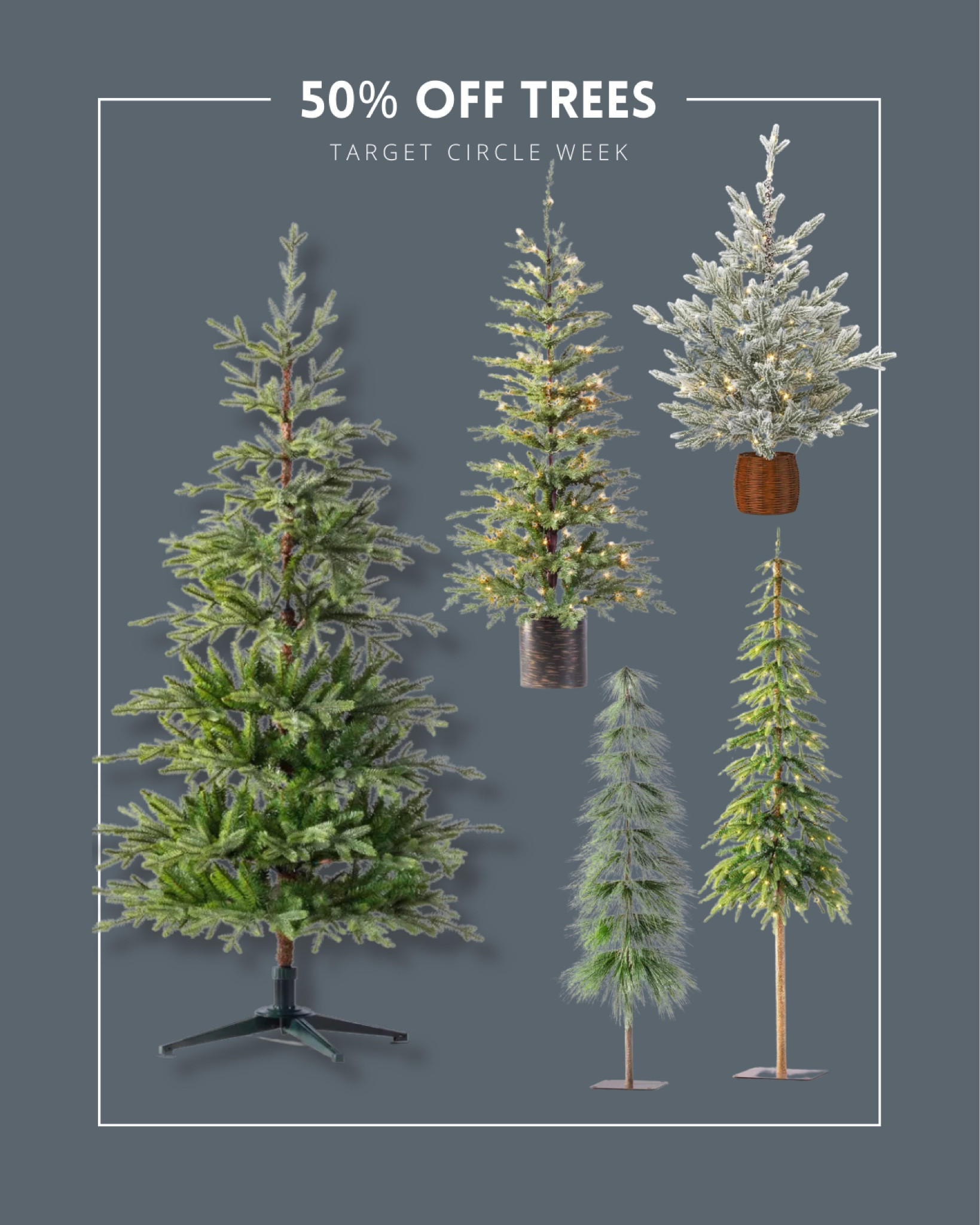 Target circle week getting us into the holiday spirit! 50% off Christmas trees, 40% off Christmas lights! 

#LTKHoliday #LTKSeasonal #LTKhome