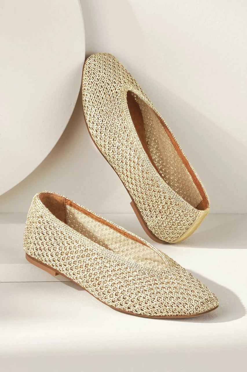 Kelsi Dagger Freya Crochet Mesh Flats | Soft Surroundings