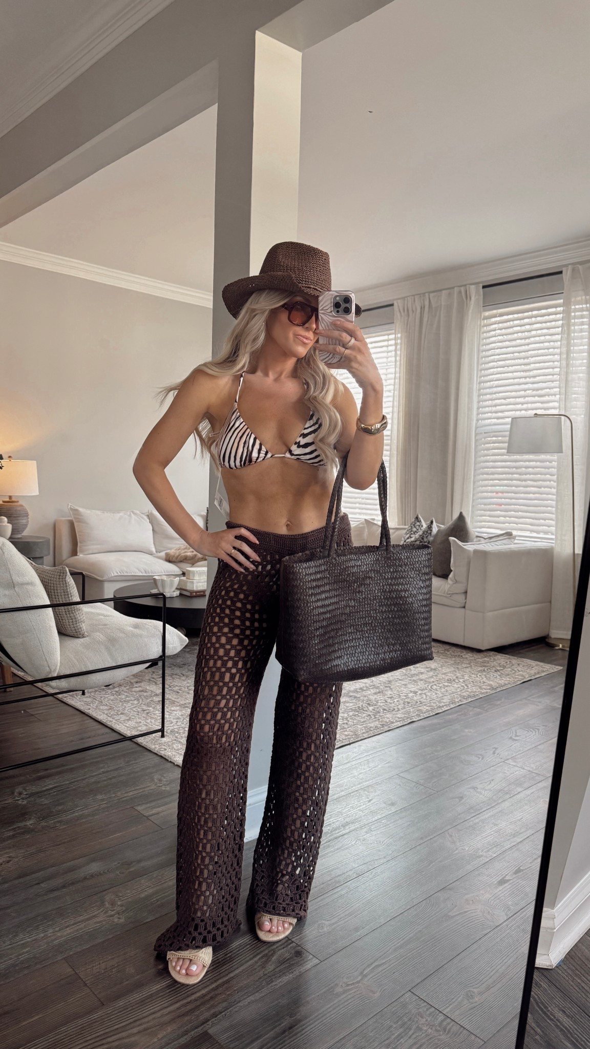 This swim look is everything 👏🏼🏖️ I’m obsessed with this swimsuit!! Wearing a medium in everything. The cover up pants are a bit long!

#LTKSeasonal #LTKTravel #LTKSwim