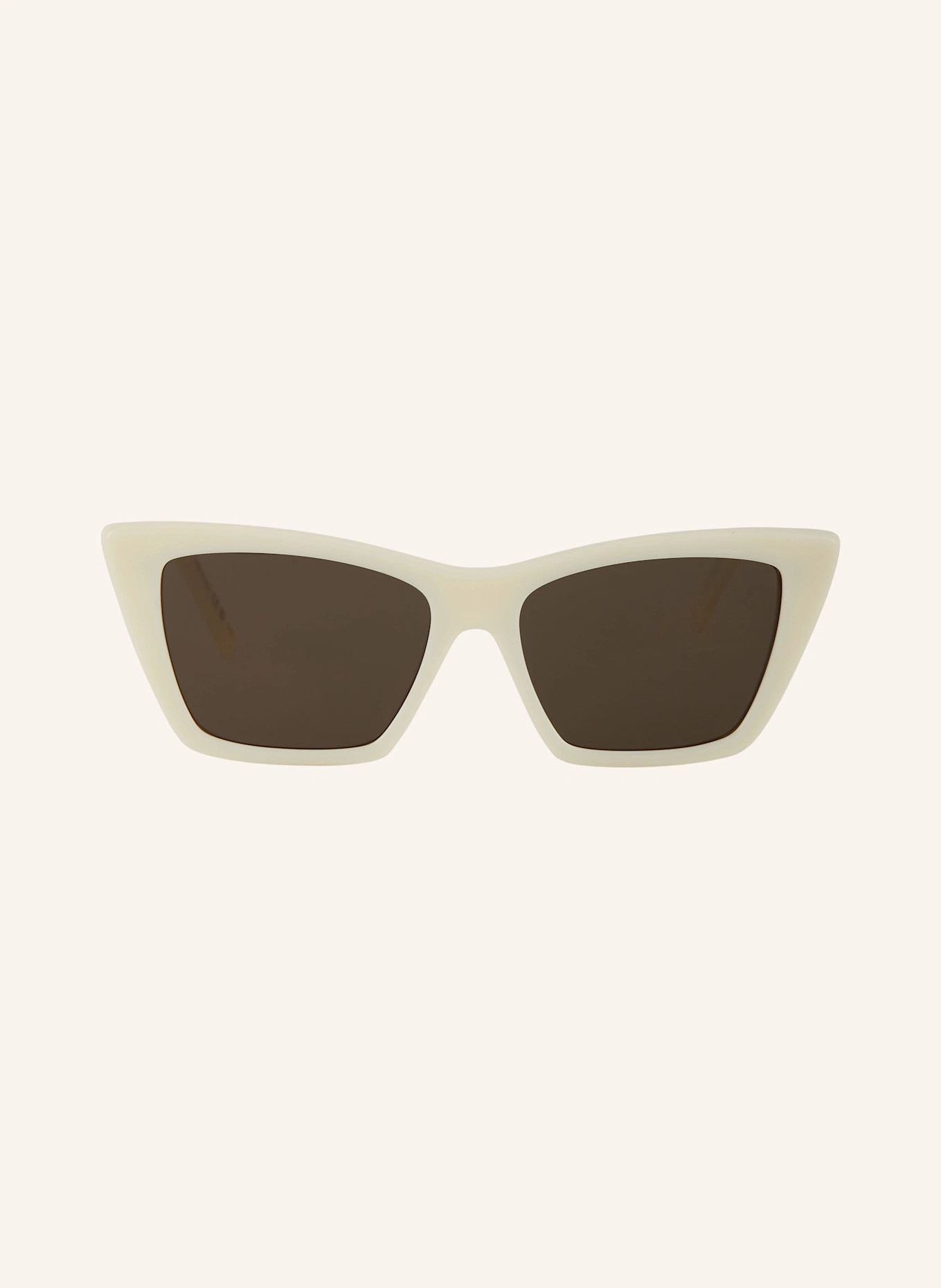 SAINT LAURENT Rechteckige Sonnenbrille in 3100l1 - weiss/ schwarz | Breuninger (DACH)