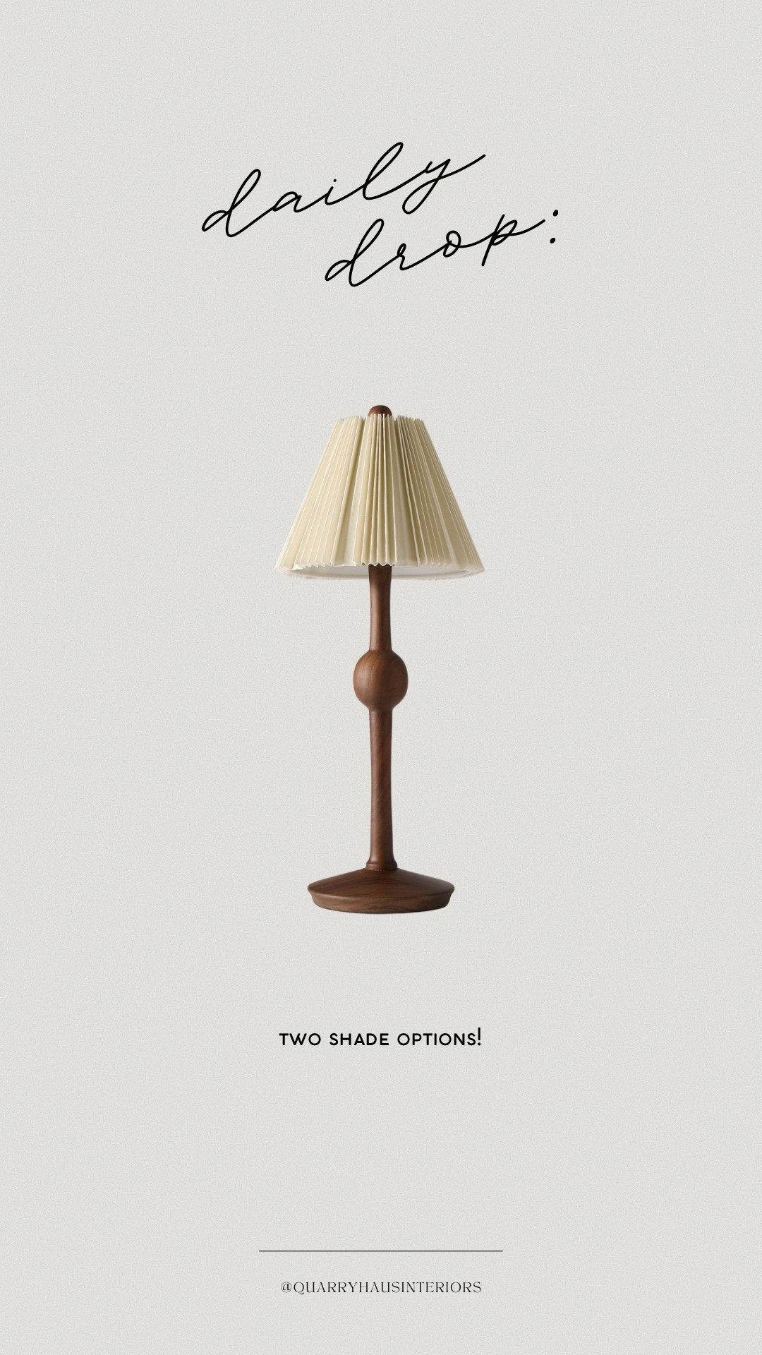 I love this wood table lamp from west elm! The pleated shade option is my favorite, but there’s a simple shade as well!

#LTKHome