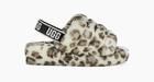 Fluff Yeah Slide Leopard | UGG (US)