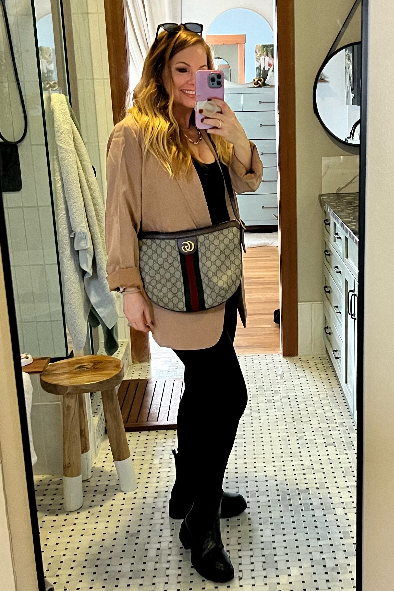 A great way to dress up some basic pieces is to add a designer bag like this Gucci Ophidia GG shoulder bag!

Did you know Poshmark is now on LTK?! LTK (Like to Know) is your own shopping experience app where you can follow influencers and “favorite” fashion, home decor, makeup, haircare, baby items, gift ideas and pretty much anything! You’ll have your own favorites category and when something goes on sale you’ll get a notification! I love it!

Poshmark 
The Post
Amazon 
Outfit ideas
Luxury bags
Gucci 

#LTKitbag #LTKCyberWeek #LTKworkwear