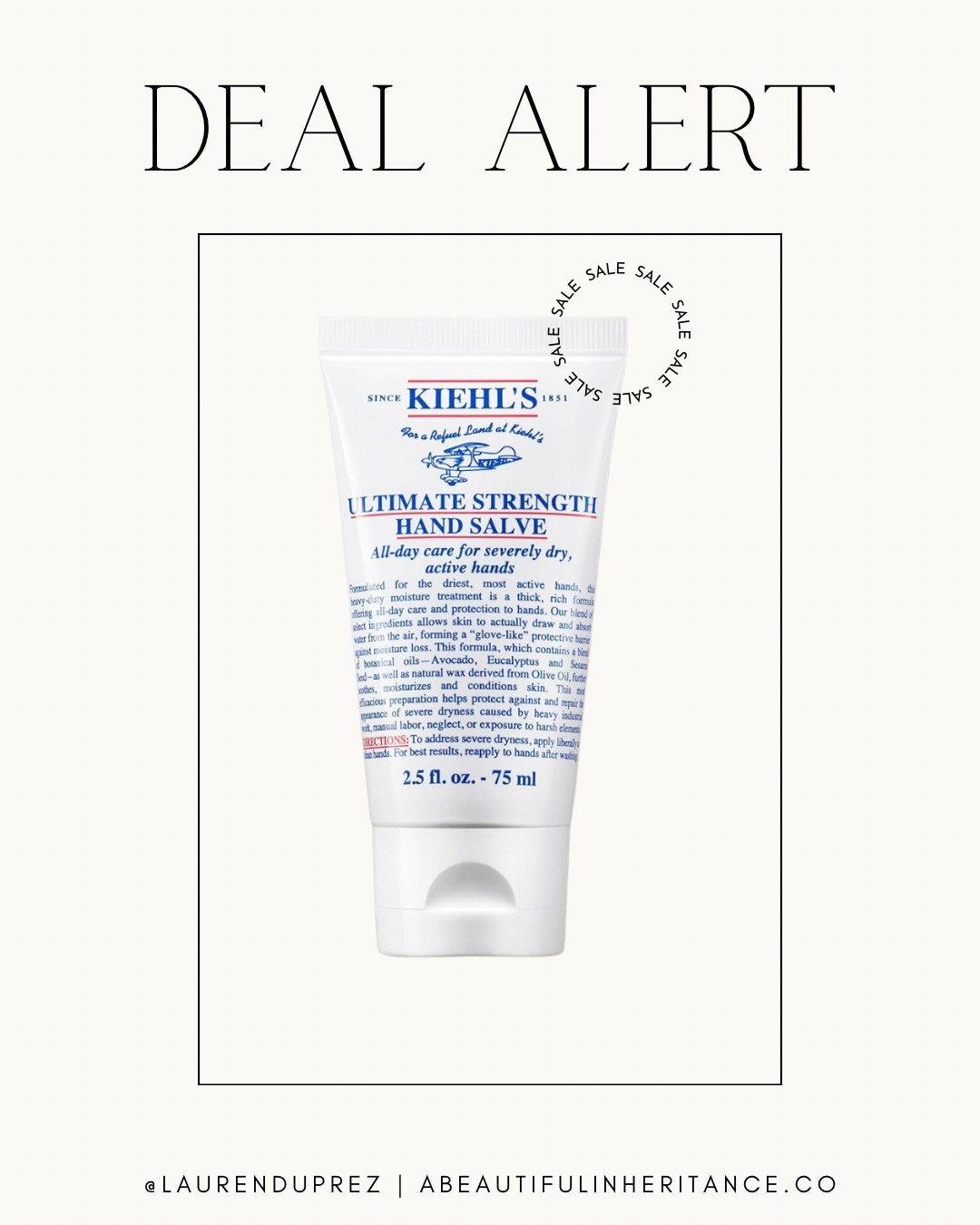 My favorite Kiehl’s hand salve is on sale for $16.50 on Amazon! You can choose Subscribe and Save to save even more! 

#LTKBeauty #LTKGiftGuide #LTKFindsUnder50