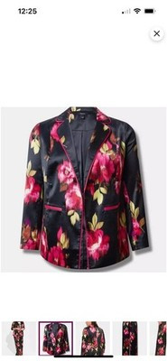 NWT Torrid Size 3 Beautiful Floral Silk Pant Suit With Size 2 Tshirt. | eBay US