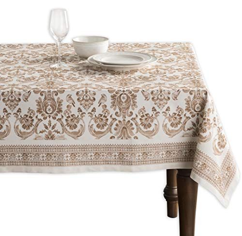 Maison d' Hermine Allure 100% Cotton Tablecloth Kitchen Dining Table Cloth for Square Tables Farm... | Amazon (US)