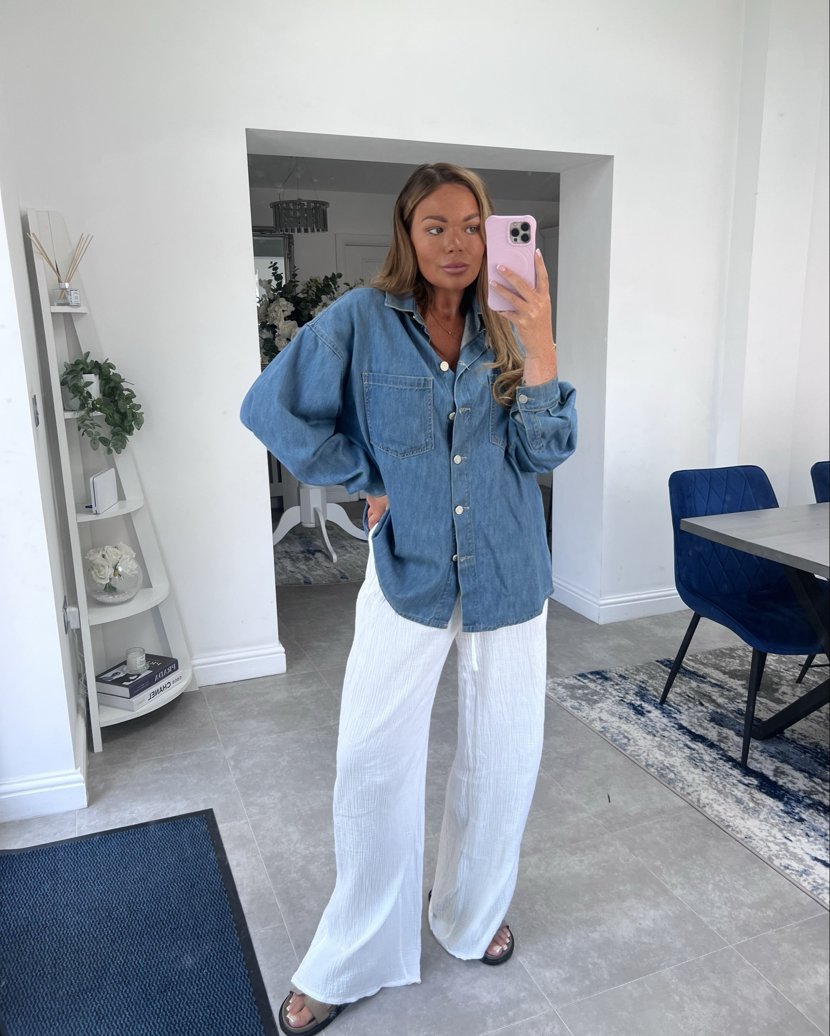5 ways to style a denim shirt! A series 🩵🩵 I love this shirt so much and I wear it even more.  So easy to style so many different ways. #boohoo #denimshirt #denimstyling #5ways to wear 

#LTKstyletip #LTKsummer #LTKuk