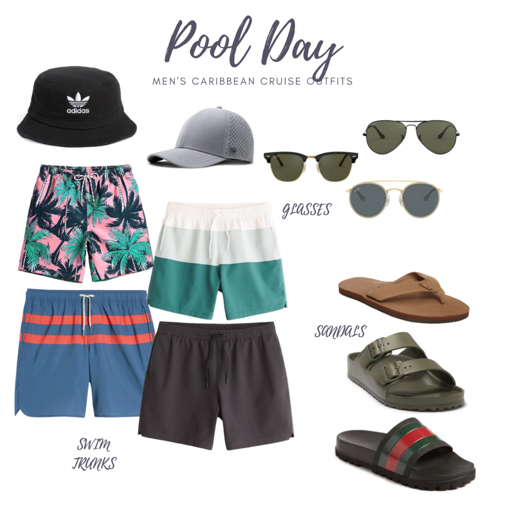 Mens cruise outfits, men’s swim, men’s sandals, Caribbean cruise 

#LTKmens #LTKtravel #LTKswim