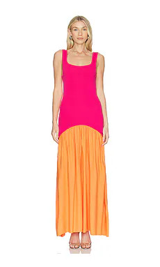 Solid & Striped The Camila Dress in Paradise Pink from Revolve.com | Revolve Clothing (Global)