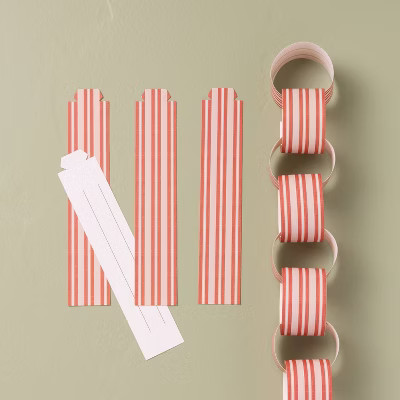 Paper Chains Red Stripe - Hearth & Hand™ with Magnolia | Target