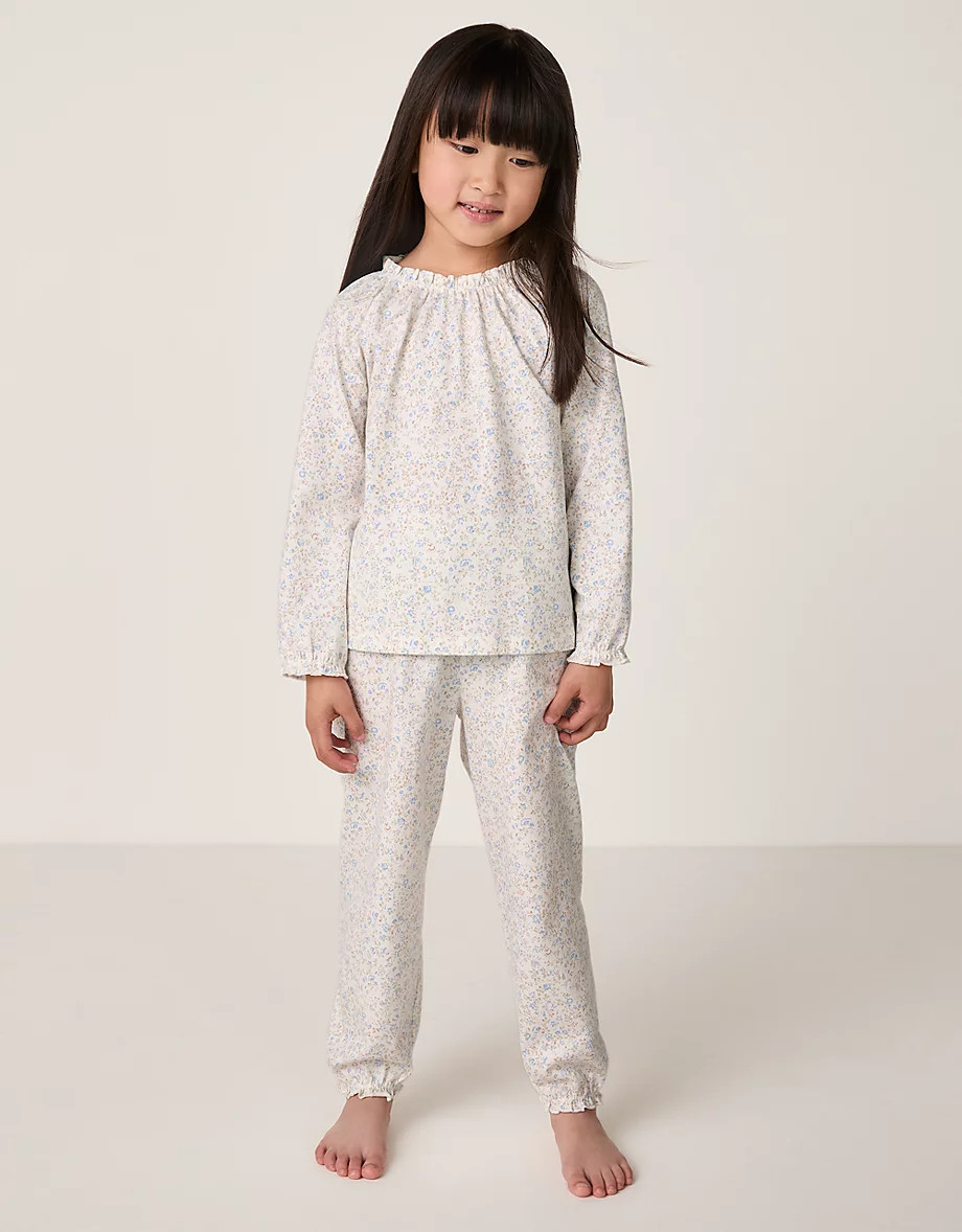 Organic Cotton Relaxed Fit Boho Clementine Floral Pyjamas (2–12yrs) | The White Company UK & ROW