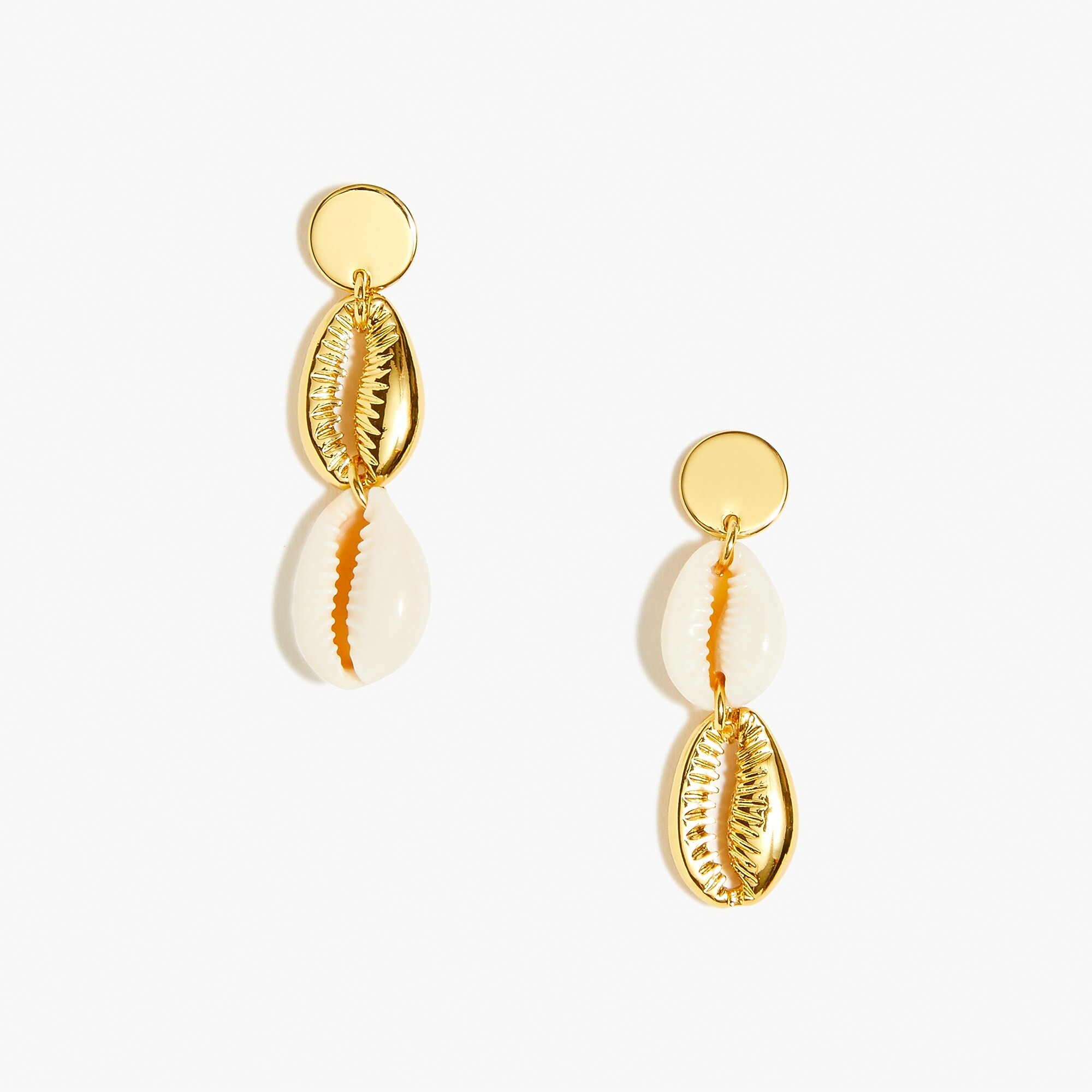 Shell drop statement earrings | J.Crew Factory