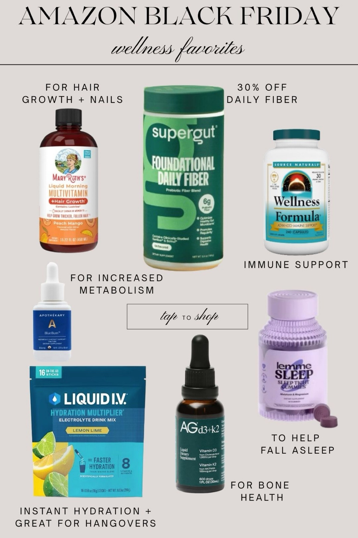 Amazon Black Friday Deals: Wellness

#LTKselfcare #LTKCyberWeek #LTKGiftGuide