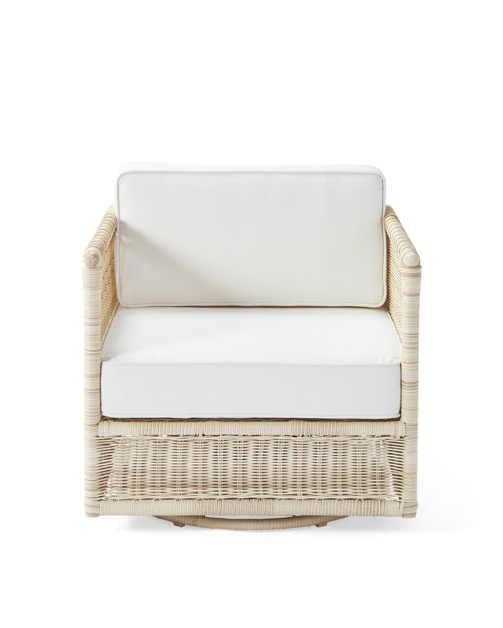 Pacifica Swivel Chair - Driftwood | Serena and Lily