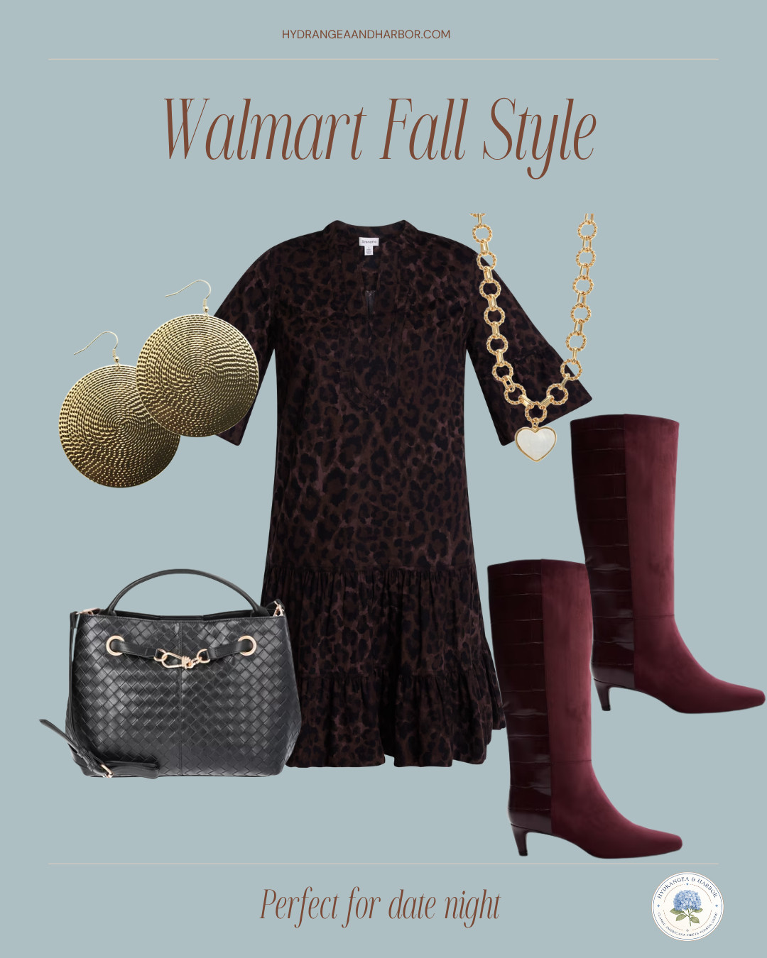 Fall date night outfit 🍷🤎

Chocolate brown leopard + burgundy boots might be one of my FAVORITE color combinations for fall. Add a black woven bag and gold jewelry and this Walmart look feels so much more expensive than it is.

Perfect for dinner, drinks, concerts or a fall night out. Everything is linked here! ✨

#WalmartFashion #FallDateNight #DateNightOutfit #FallStyle
 

 #LTKOver40 #LTKMidsize