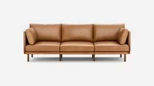 Field Leather 3-Piece Sofa | Burrow | Burrow