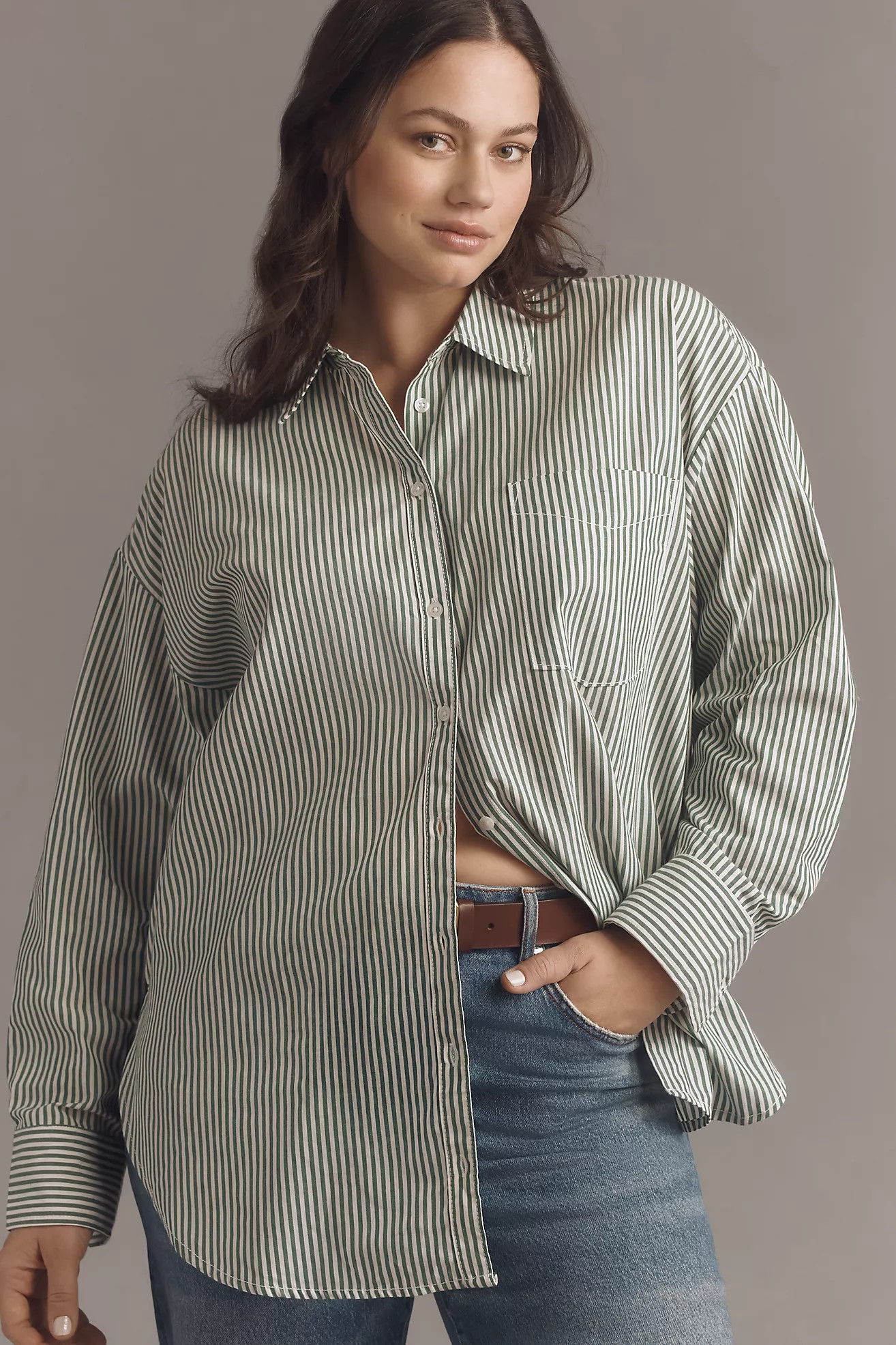 The Bennet Buttondown Shirt by Maeve | Anthropologie (US)