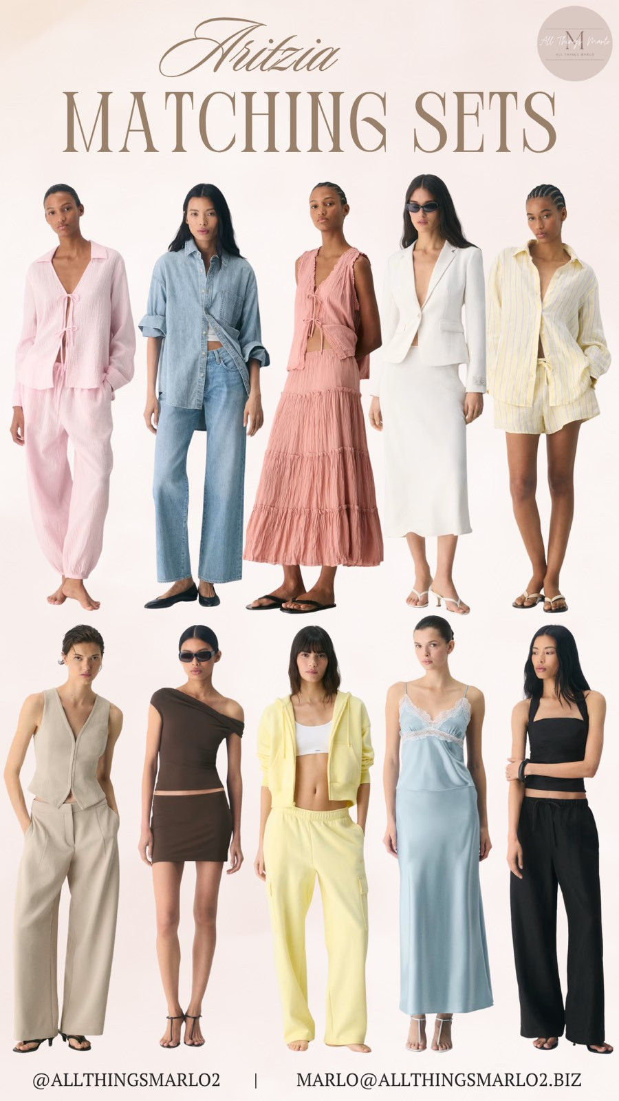 Aritzia matching sets 

 #LTKSeasonal #LTKWorkwear #LTKTravel